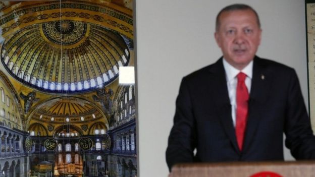 صحف اليوم 13.07.2020M أيا صوفيا واردوغان وعقوبات صينية على سياسيين أمريكيين اتهموا بكين بانتهاك حقوق مسلمي الإيغور