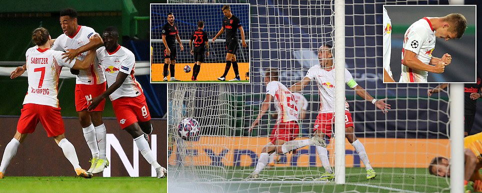 لايبزيغ يضرب موعداً مع الـ بي أس جي بعد الاطاحة بأتلتيكو مدريد ‎2-1