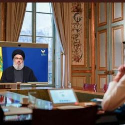 ماكرون يتابع نصرالله على "المنار"؟