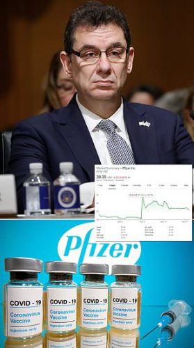 الرئيس التنفيذي لشركة فايزر باع $5.6M من الأسهم في يوم إعلان اللقاح