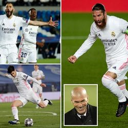 الريال يجدد فوزه امام اتالانتا ليعبر للدور ربع النهائي‎ والسيتي يكتسح مونشغلادباخ بالطول والعرض