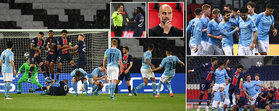 دوري الابطال : السيتي يهزم ا الـ بي أس جي في حديقة الامراء بانتظار موقعة الإياب