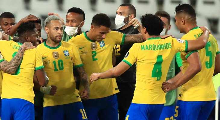  البرازيل الى نهائي كوبا أميركا، قمة كروية بين ايطاليا وإسبانيا والعمري افضل لاعب في غرب اسيا
