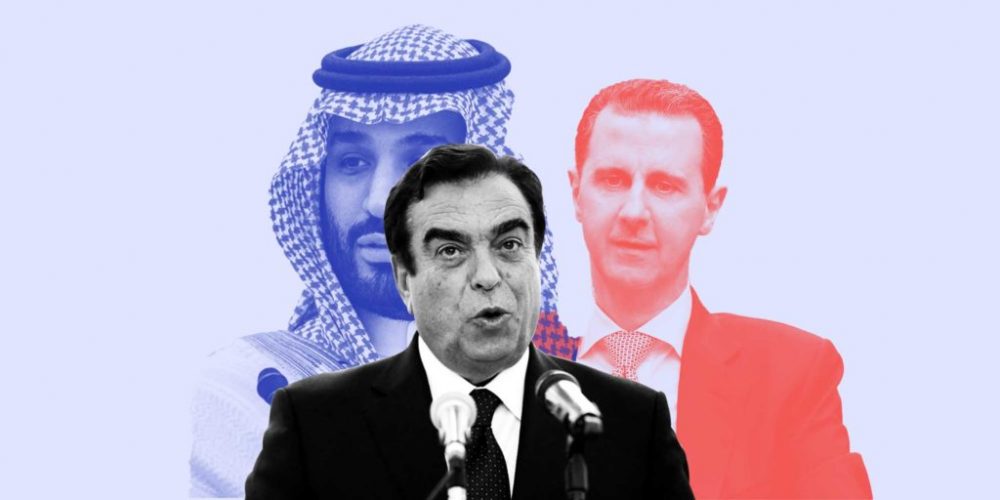 عن ""درج ""لبنان: بينما جورج قرداحي يتلو البيان رقم واحد