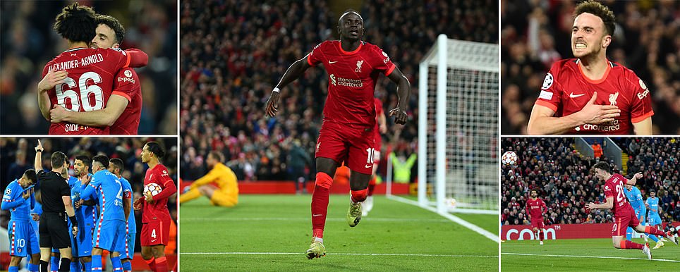 دوري الأبطال:ليفربول يتأهل بثنائية وخسارة دورتموند وثنائية بنزيما تؤهل الريال ولايبزيغ يتعادل مع الـ بي أس جي ورباعية للسيتي وتعادل بورتو والميلان