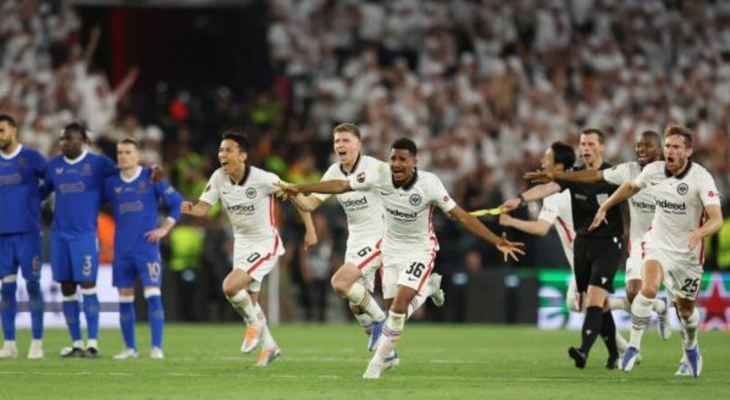 اينتراخت فرانكفورت بطل الدوري الاوروبي،الخطأ ممنوع على إيفرتون وبيرنلي في مواجهة بالاس وآستون فيلا
