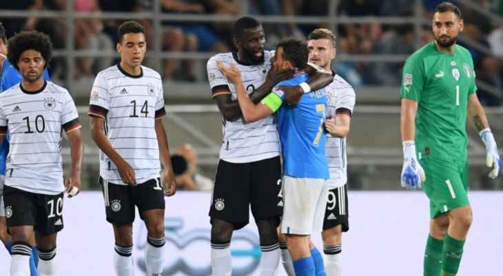 تعادل بين ألمانيا وإيطاليا، هاتريك لماني مع السنغال، الجزائر تتخطى أوغندا وبرشلونة يفتح الكامب نو للأعراس