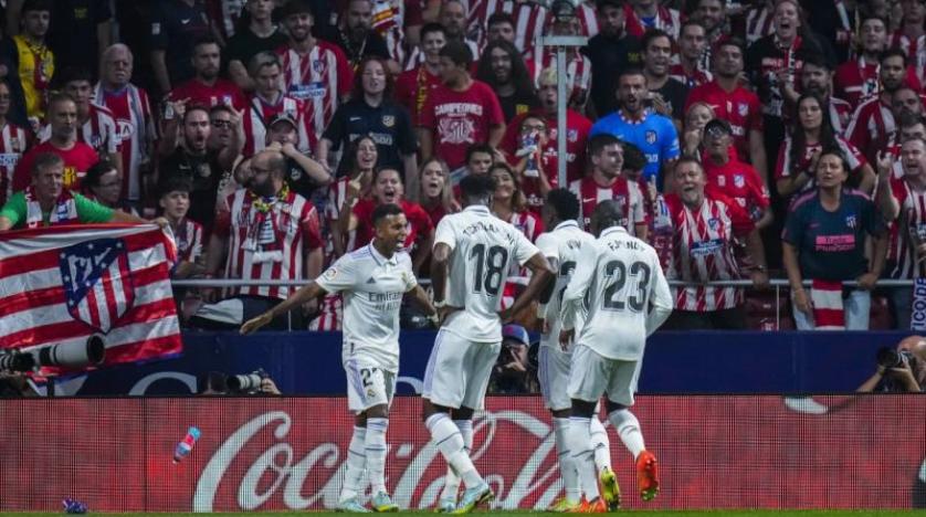 ريال مدريد يتفوق على أتلتيكو في الديربي، نابولي يهزم ميلان وروما يخسر وفوز باريس سان جيرمان واسبانيا بطلة اوروبا لكرة السلة