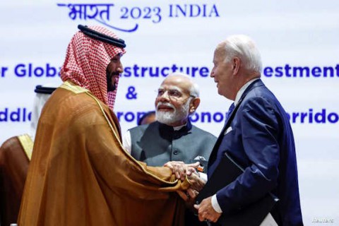 اسرار:ماوراء المشروع الاستراتيجي الذي يربط الهند بأوروبا عبر السعودية مع اشتعال سباق البيت الأبيض