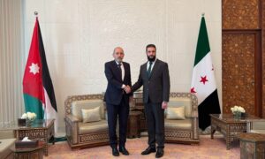 12/23استمرارالتوافدعلى دمشق:الشرع يلتقي الصفدي:سنتعاون لمكافحة تهريب المخدرات والأسلحة وعودة اللاجئين السوريين وإيران:لااتصال مباشر